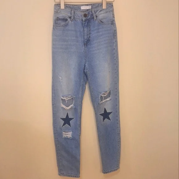 Sandro straight cut high-waisted jeans Size 34 sandro or 2 US - Picture 5 of 13